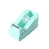 Tape Dispenser, Green Mini Sticky Tape Roll Cutting Tool Refillable