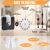 QLOUNI 16 Pack Quartz Clock Movement Mechanism Kit, Silent Sweep