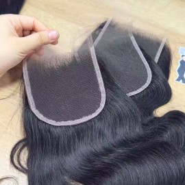 Transparent Hd Lace Frontal Wig 13X4 13X6 Lace Front Human Hair Pre-plucked Natural Hairline Hd Lace Frontal Closure Body Wavecolor: body wave, stretched length: 10inches, toupee size: 2x6