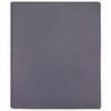 vidaXL 100% Cotton Jersey Fitted Bed Sheet, 140x200 cm, Anthracite