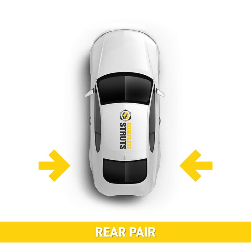 COMPLETESTRUTS - Rear Quick Complete Strut Assemblies with Coil Springs