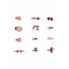 Generic 12 pcs Cartoon Hair Clips Set Cute Barrettes Snap