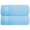 Belizzi Home Cotton 2 Pack Oversized Bath Sheet 35x70, Large