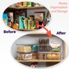 ClearSpace Pantry Organization and Storage Bins with Removable Dividers &