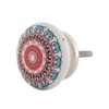 Knober Set of 10 Ceramic Furniture Knobs Mandala Energy Shabby-Chic