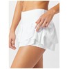 Lucky In Love - Falda plisada ondulada, Blanco, X-Large