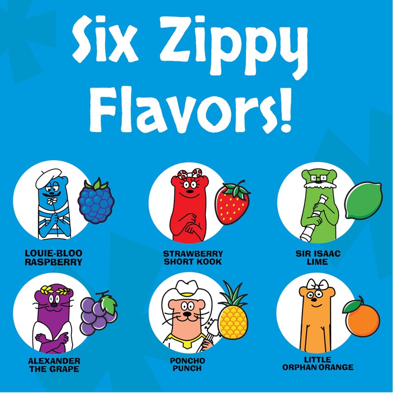 Otter Pops, Original Assorted Freezer Pops, 1oz Freeze Pops in