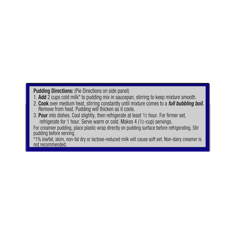 My-T-Fine Pudding Dessert Mix, Vanilla, Fat Free, 2.75 Oz, Pack