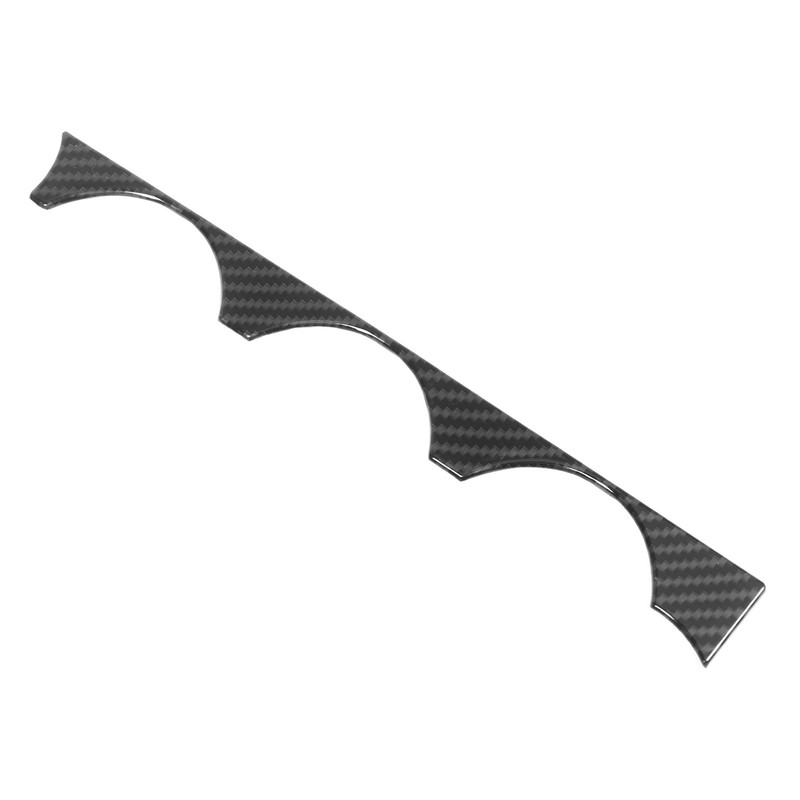 Car Air Conditioning Knob Panel Frame Trim Carbon Pattern Smooth
