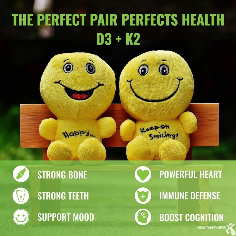 UpNourish Liposomal D3 & K2 MK-7, Advanced Absorption for Optimal