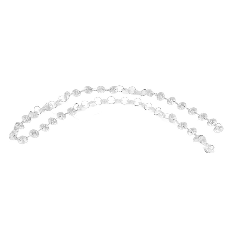 10pcs Crystal Chain Crystal Garland Strand Assemblable Acrylic Hanging Bead