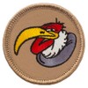 Buzzard Patrol Patch - 2" Diameter Round Embroidered Patch