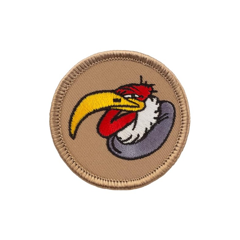 Buzzard Patrol Patch - 2" Diameter Round Embroidered Patch