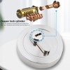 Single Cylinder Deadbolt Round Door Lock Front Door Locks Zinc