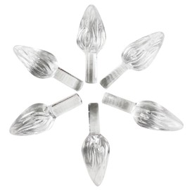 National Artcraft Medium Twist-Style Ceramic Christmas Tree Light Ornaments - (144/Pack)