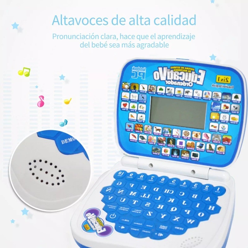 Show Me Mini Laptop Interactiva Educativa Español/inglés Niños M165