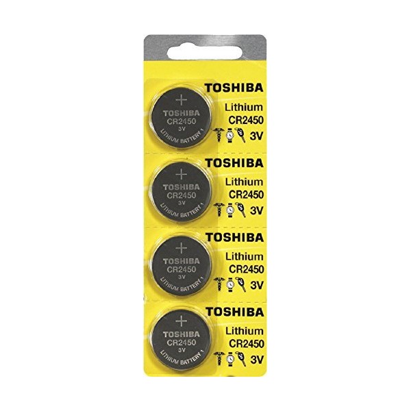 Toshiba CR2450 3 Volt Lithium Coin Battery (80 Batteries)