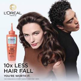L'Oréal Paris Hair Expertise Density Booster Hair Serum, Leave In Serum, with Aminexil-R for Fall Due to Breakage, For Thinning and Fine Hair, Pack of 1, 102ml