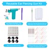Ear Piercing Gun Kit,Reusable Professional Multi Purpose Ear Piercing Kit