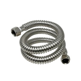 PROCURU 1-Pack 3/4" FIP x 60" (5Ft) Stainless Steel Water Heater Flex Connector, Certified Safe (6WAA60-1P)