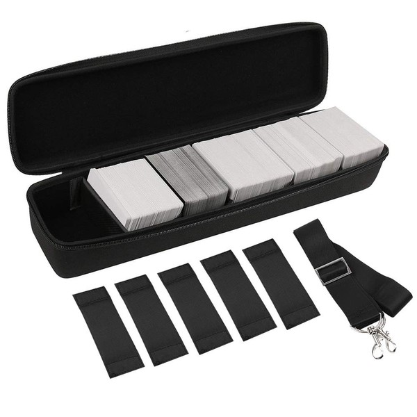 Comecase Card Case Storage Bag Collection, Holds Up to 1500 Cards, Portable Game Card Holder Shoulder Bag Perfect for Cards Against Humanity, Phase 10, PM TCG Cards, Monopoly Deal , Top Trumps etc