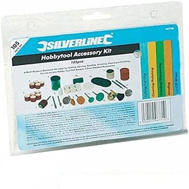Silverline 349758 Rotary Tool Accessory Kit 105pce 3.17 mm Mandrel