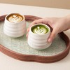 YumiPLUS 4pcs Ceramic Tea Cup Set – 160ml 5.4OZ Porcelain