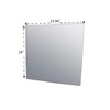 Grey Tinted Clear Acrylic Plexiglas (Smoked) Sheet 24" X 24"