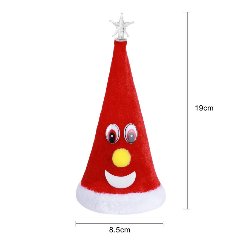 Musical Singing and Dancing Santa Hat Xmas Tree Christmas Singing