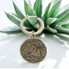 Low Tide Mercantile Ocean Waves Stainless Steel Keychain etched with