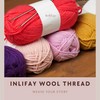 Inlifay Wool Thread, Soft Yarn for Hand Knitting & Crocheting, 50g/ball, 116 Meters/ball (Multiple Colors, 5 Balls)
