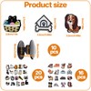 46PCS Croc Accessories, Cute Animal Croc Charms, Fixed Shoe Edge