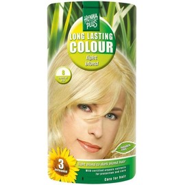 Hennaplus 49133 Long Lasting Colour 8 Light Blonde