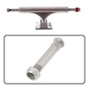 LT Easiyl Skateboard Truck Kingpin and Nut, Silver, 4pcs