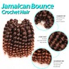 10 Inch Jamaican Bounce Crochet Hair 22 Strands 4 Packs