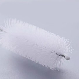 Straw Brush Stainless Steel Cleaning Bottle Length 6.9 inches (17.5 cm) Crevice Brush Reusable (Set of 10)