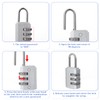 2 Pack Loops Cable Lock with Eyelets Stainless Steel Wire
