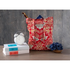 Maison d' Hermine Grocery Bag 100% Cotton Reusable Tote Bag for Work Beach Travel Shopping Lunch Perfect for Mothers Day Gifts Men Women (Marquise - Red)