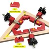 Positioning Angle, Preciva 45/90 Degree Positioning Angle Right Angle Clamps