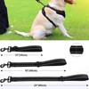 MAOXIANG Short Dog Leash, Heavy Duty, Reflective, Black, L:2.5*60 CM