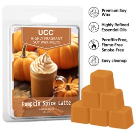 UCC Plant Based All Natural Wax Melts, Strong Fragrance, Long Lasting Premium Soy Scented Melts Cubes, Wax Melts Tarts, Colored Wax Melt - 4 Pack