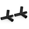 Aoneky 1 3/8'' 2pcs 4 Way Corner Canopy Fitting -