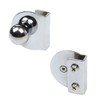 TopHomer 2 PCS Glass Door Pull Handles, Door Clips Pull