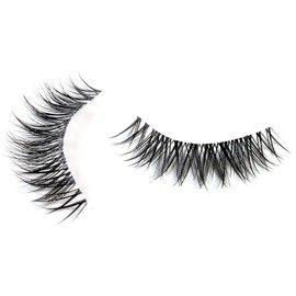 10 Pairs of 3D False Eyelashes That Look Like Volume Eyelash Extensions, 3D Fluffy Strip Eyelashes, D Curl Lash Strip (SX03)