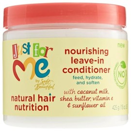 Just For Me Hair Nutrition Nourishng Leave In Conditioner, 15 Oz (Pack of 2)