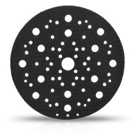 Protective Pad Diameter 150 mm 70-Hole, 1 Piece Sanding Disc Protector with Velcro Fastening, Compatible with Mirka 8295612111, Protective Pad for Random Orbital Sander, Polishing Disc Protective Mat