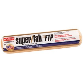 Wooster Brush RR925-14 Inch Super Fab FTP Roller Cover, 3/4-Inch Nap