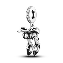 MULA Charms Pendant 925 Silver for Bracelets, Compatible with European Bracelets and Necklaces for Women, Sterling Silver