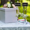 Relaxdays Set of 20 Reusable Blackboard Clips with Chalk Plant