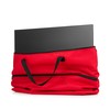 Red 19 inch Padded Fleece Lined Portable TV Case with